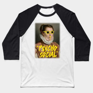 PSYCHO SOCIAL Baseball T-Shirt